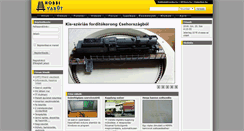 Desktop Screenshot of hobbivasut.hu